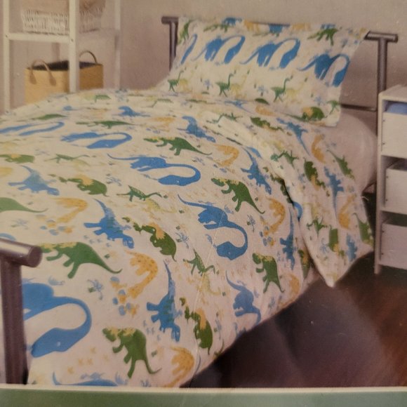 Jysk kids dinosaur duvet cover set - Picture 1 of 3